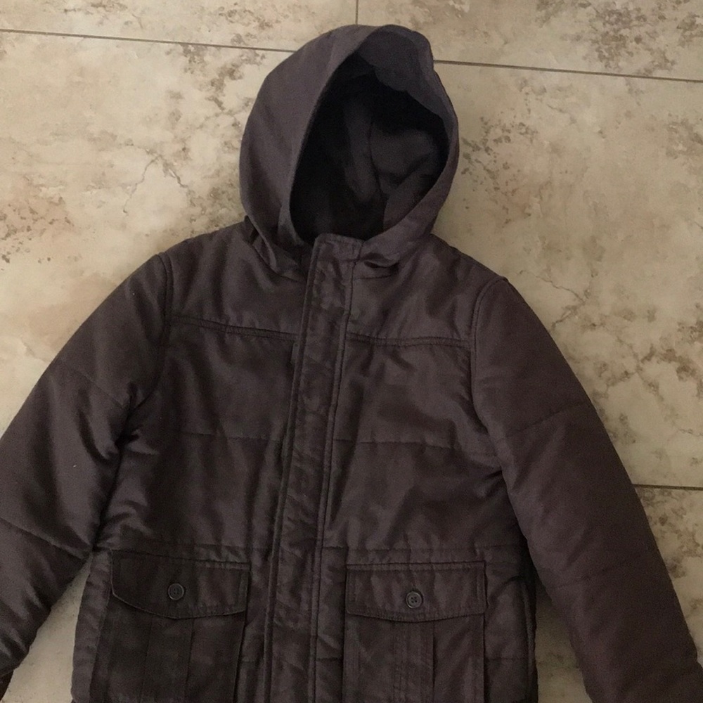 Gymboree Boys Hoodie Puffer Jacket M (7-8)